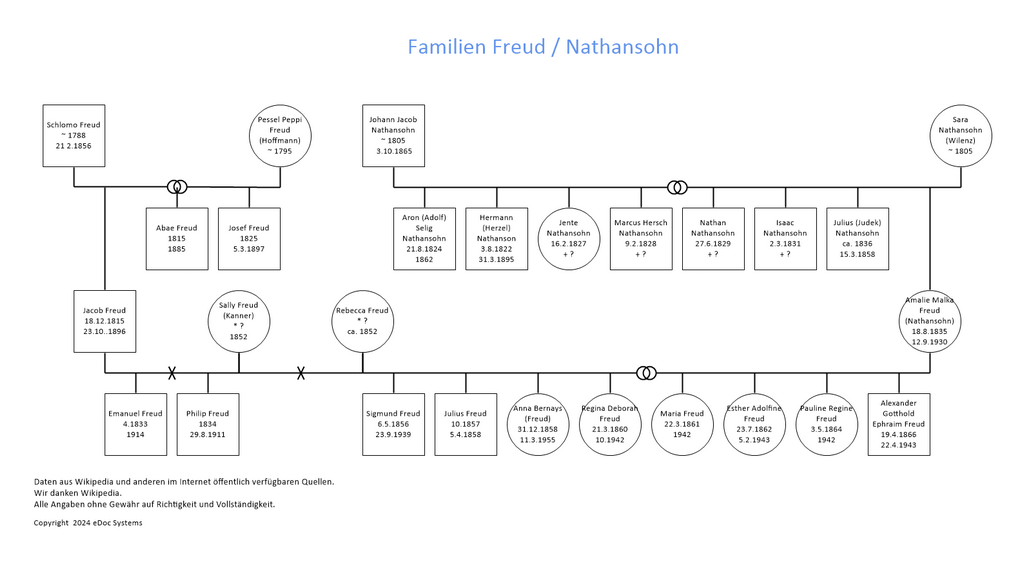 Familien Freud und Nathansohn